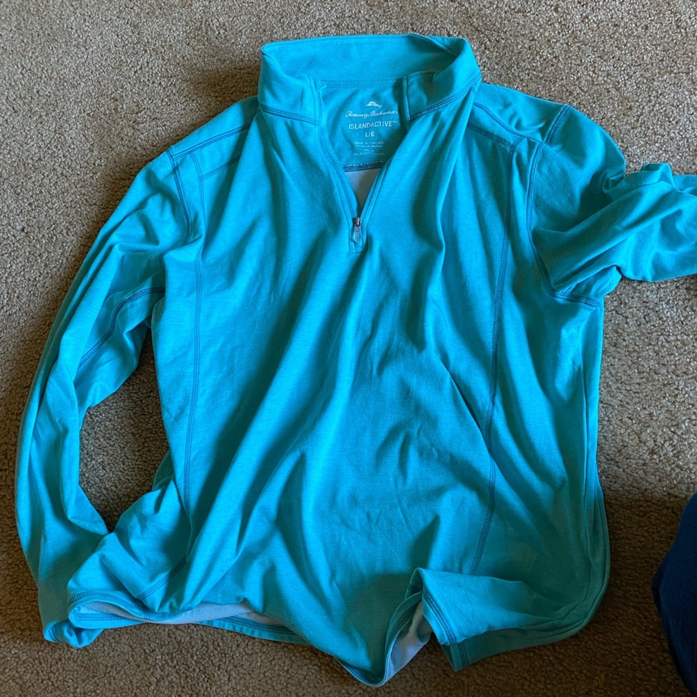 Tommy Bahamas Island Active Palm Valley Half Zip